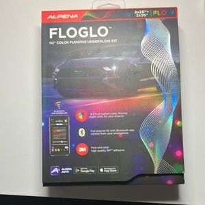 Car under glow lights